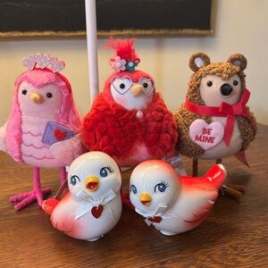 Target Set of Adorable Valentine Bird Figurines